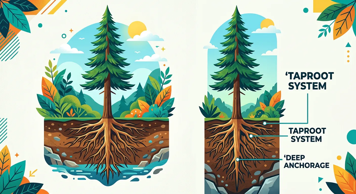 Microscopic view of mycorrhiza in Pinus and coralloid roots in Cycas