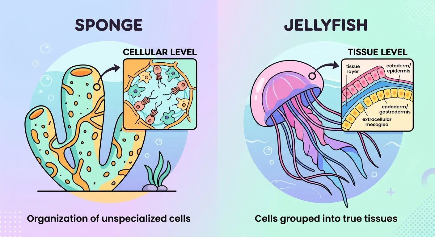 Levels of biological organization chart