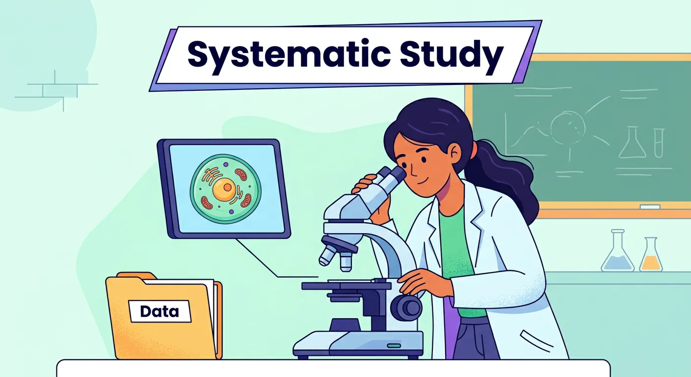The taxonomic hierarchy ladder from Kingdom to Species.