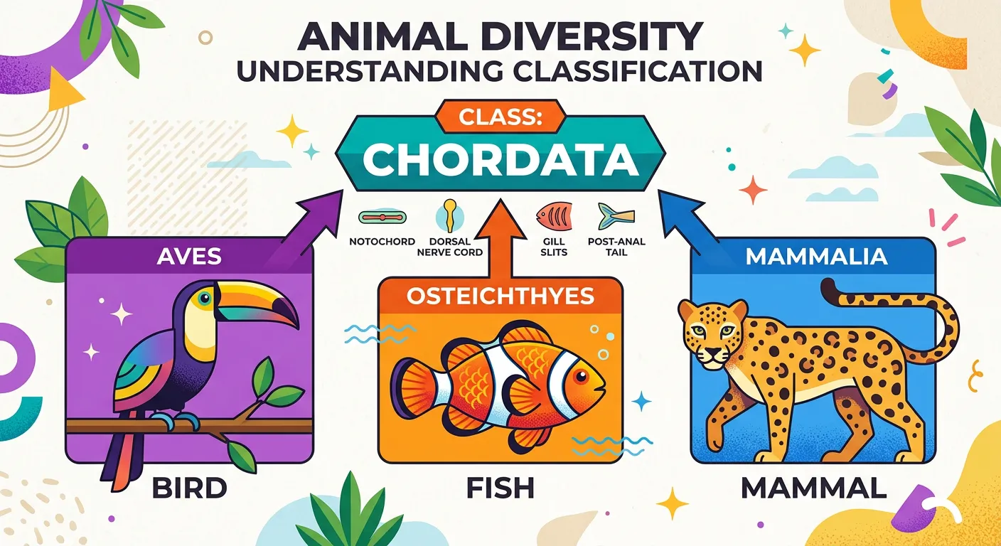 Diverse animals belonging to Class Mammalia showing common traits.