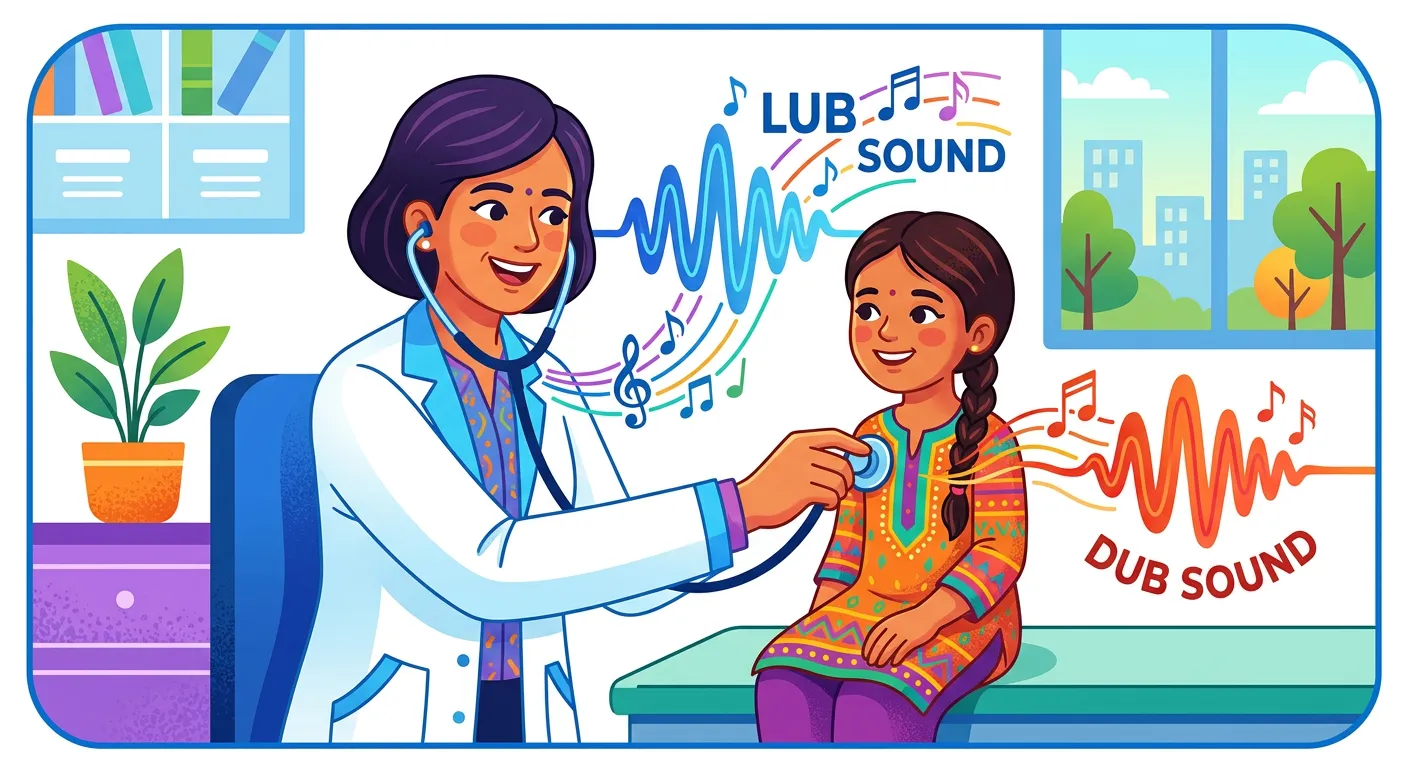 Diagram showing heart valves opening and closing during the cardiac cycle.