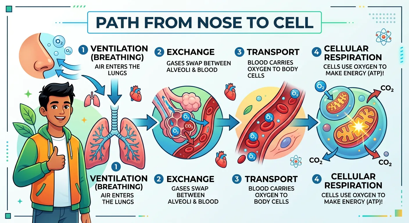 Graph showing pulmonary volumes like Tidal Volume, IRV, ERV, and Residual Volume.