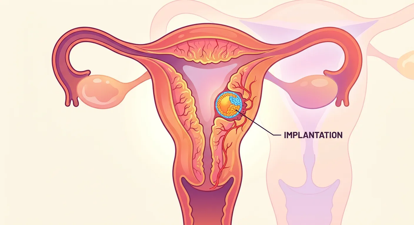 Stages of cleavage and blastocyst implantation