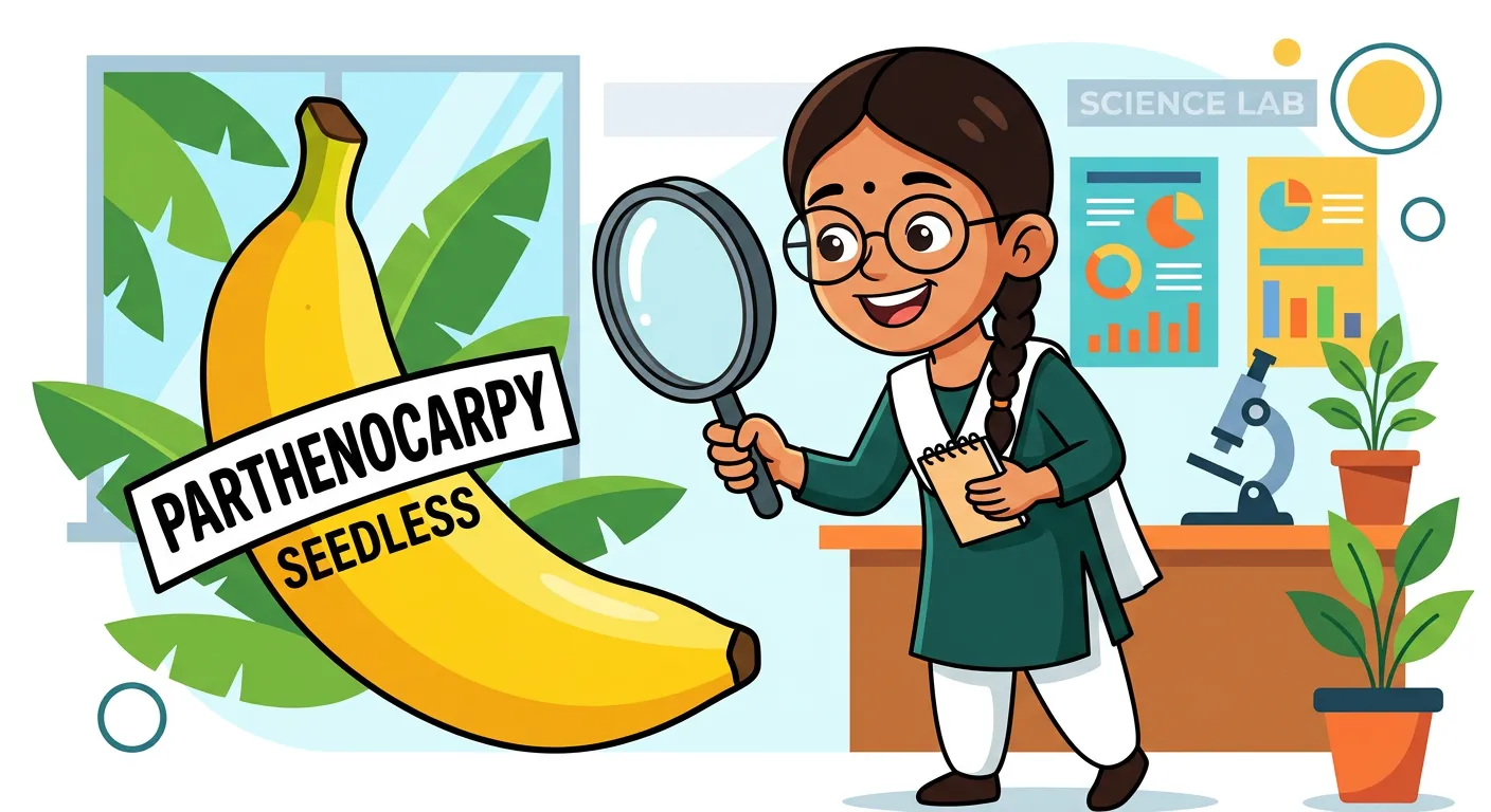 Comparison of seeded and seedless bananas
