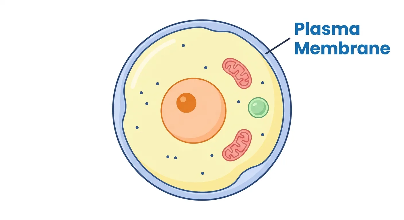 Animal cell plasma membrane structure