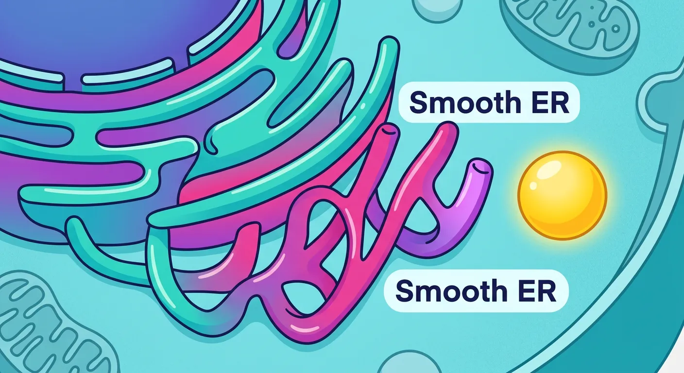 Illustration of smooth tubular ER structures