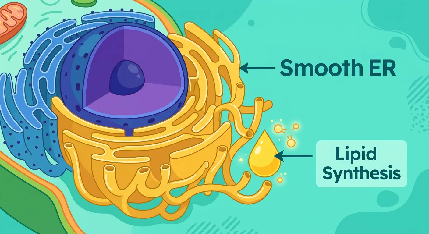 Tubular structure of Smooth Endoplasmic Reticulum