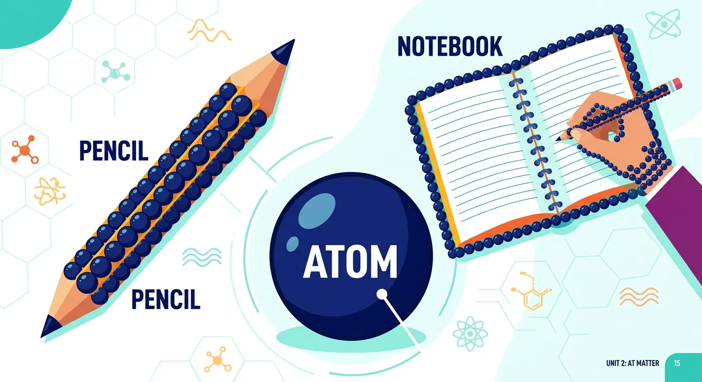 A visual representation of atoms as solid, unbreakable spheres.